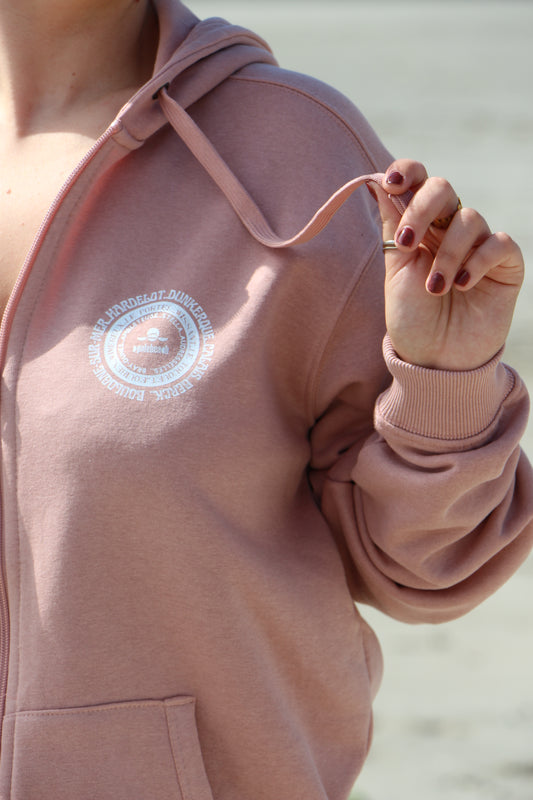 Sweat Zippé plage de la Côte d'Opale