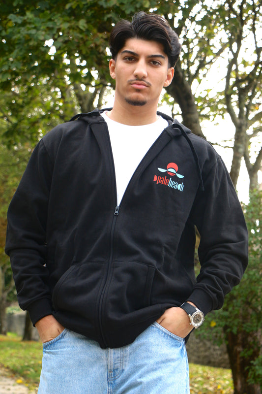 Sweat Zippé Opale Beach