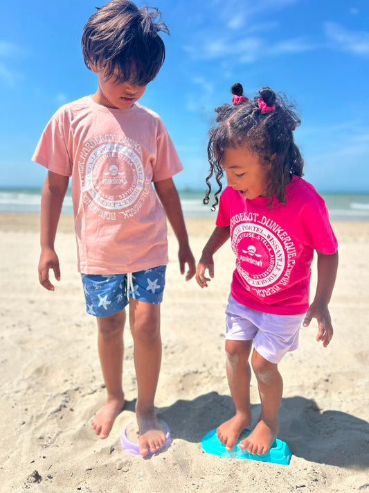 T-shirt plage de la Côte d'Opale Enfants