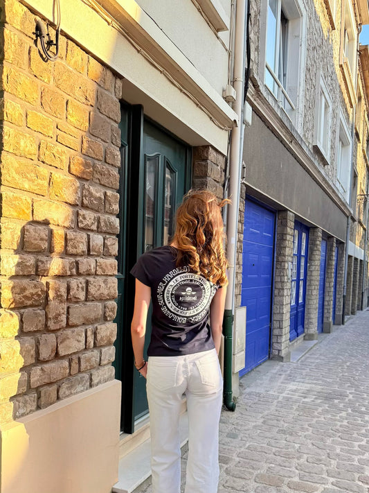 T-shirt plage de la côte d'opale Femme