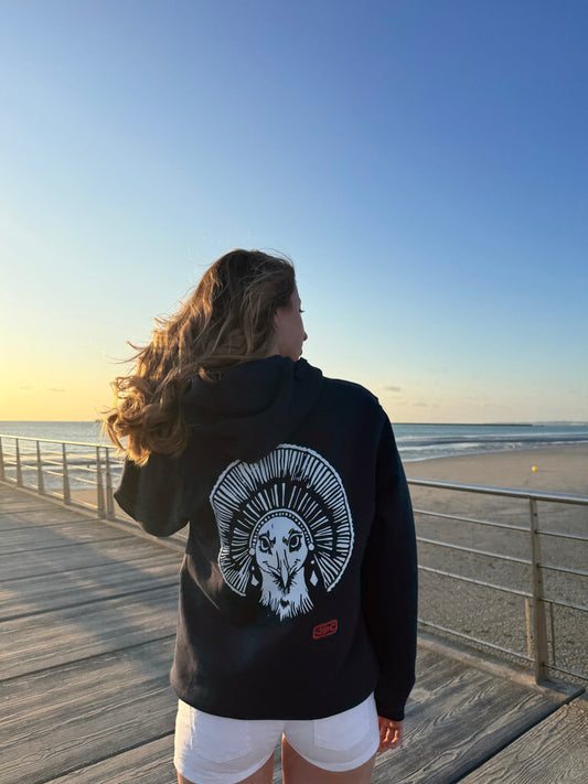 Sweat à capuche "rieuse"