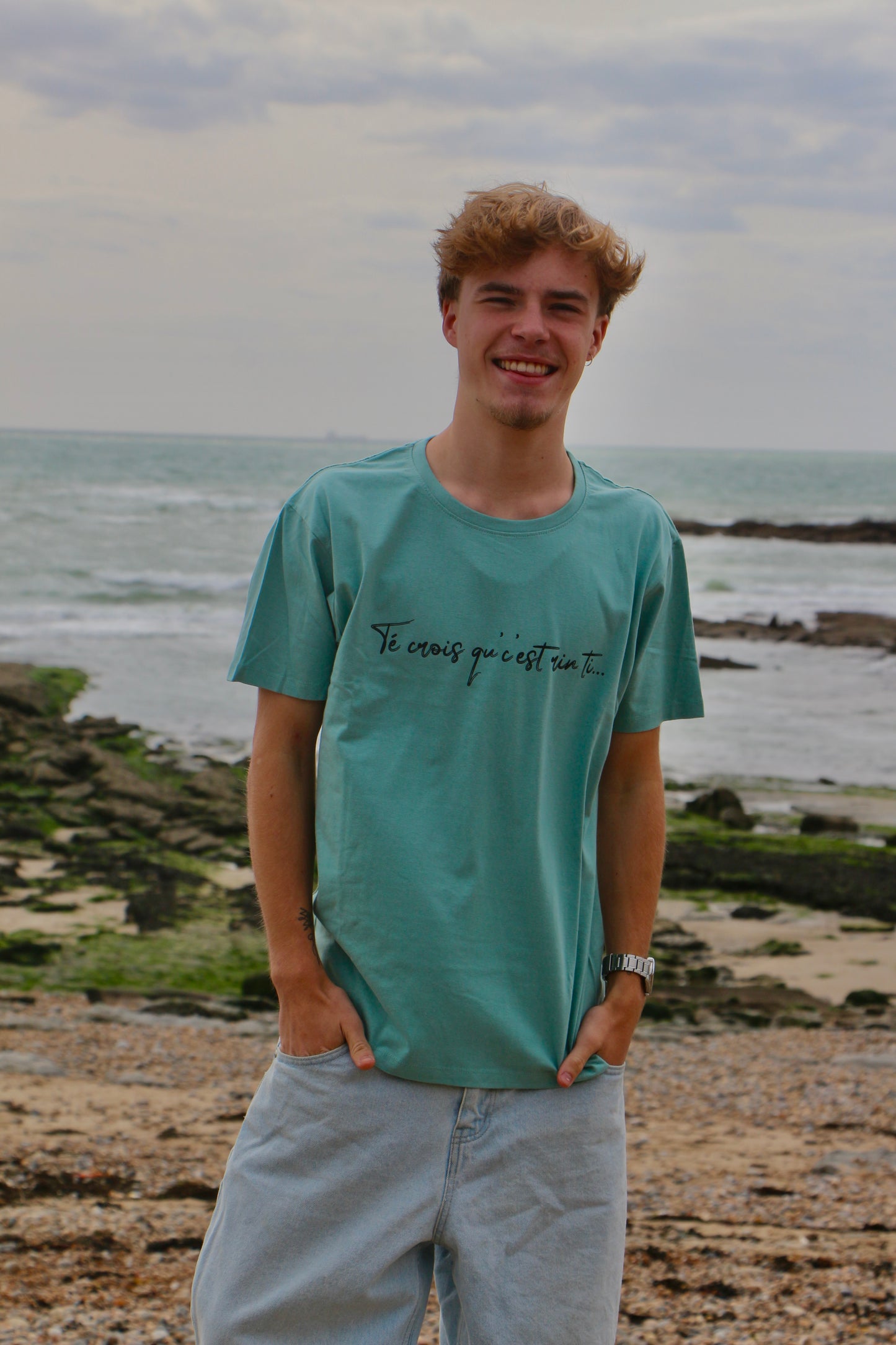 T-shirt "té crois que c'est rin ti"