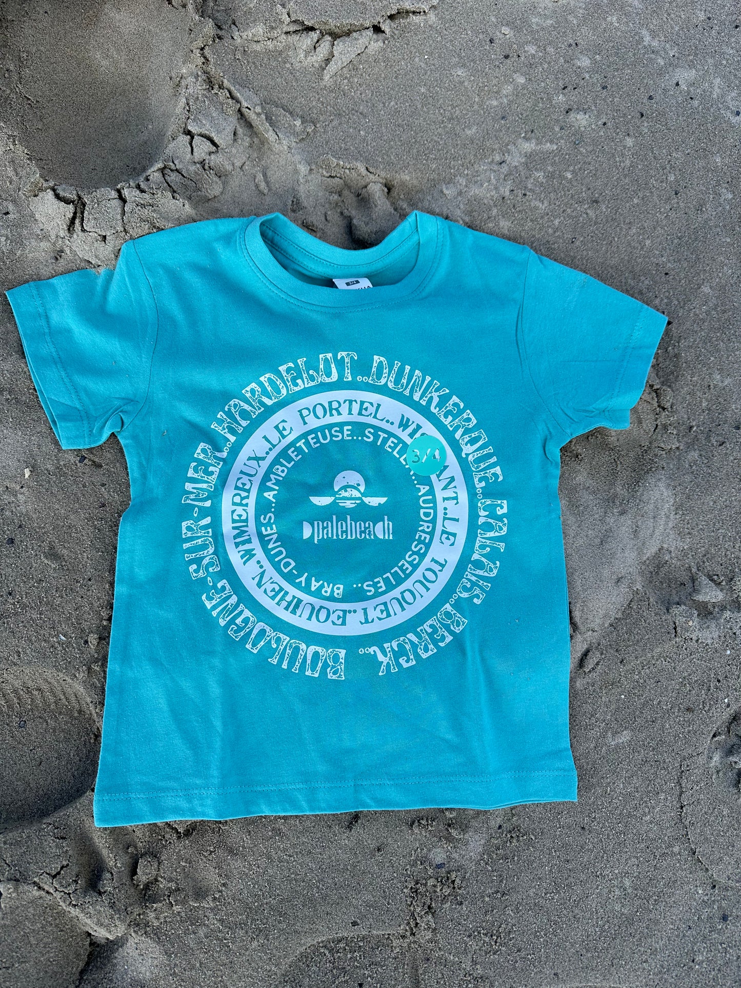 T-shirt plage de la Côte d'Opale Enfants