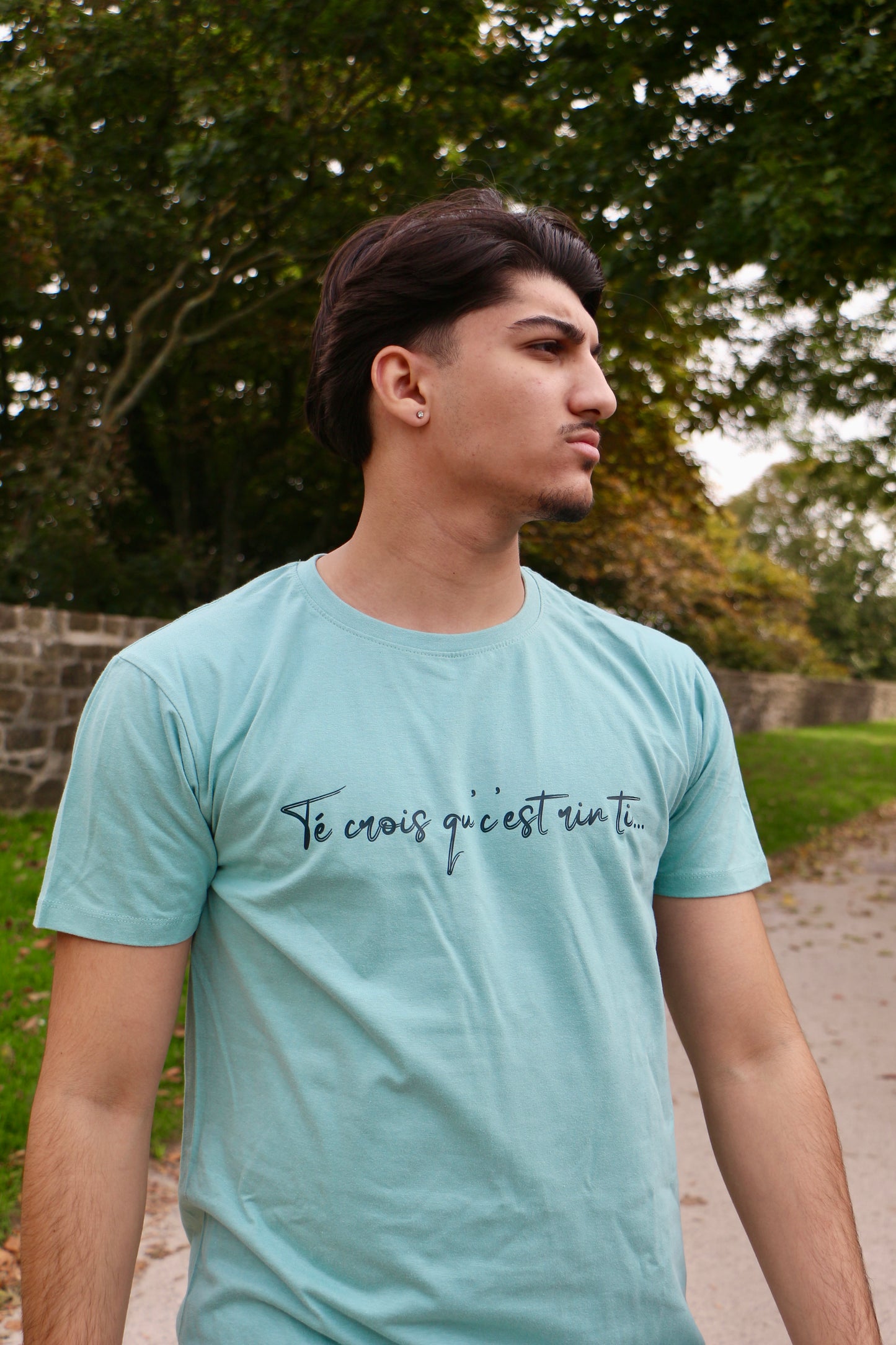 T-shirt "té crois que c'est rin ti"