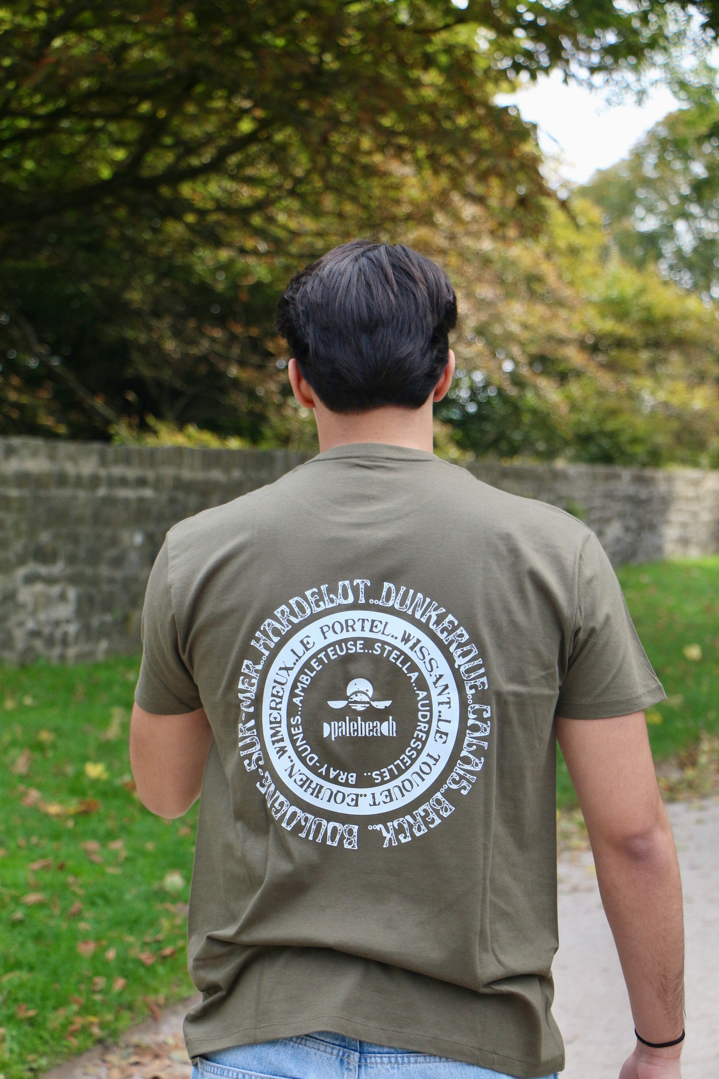 T-shirt plage de la Côte d'opale Homme